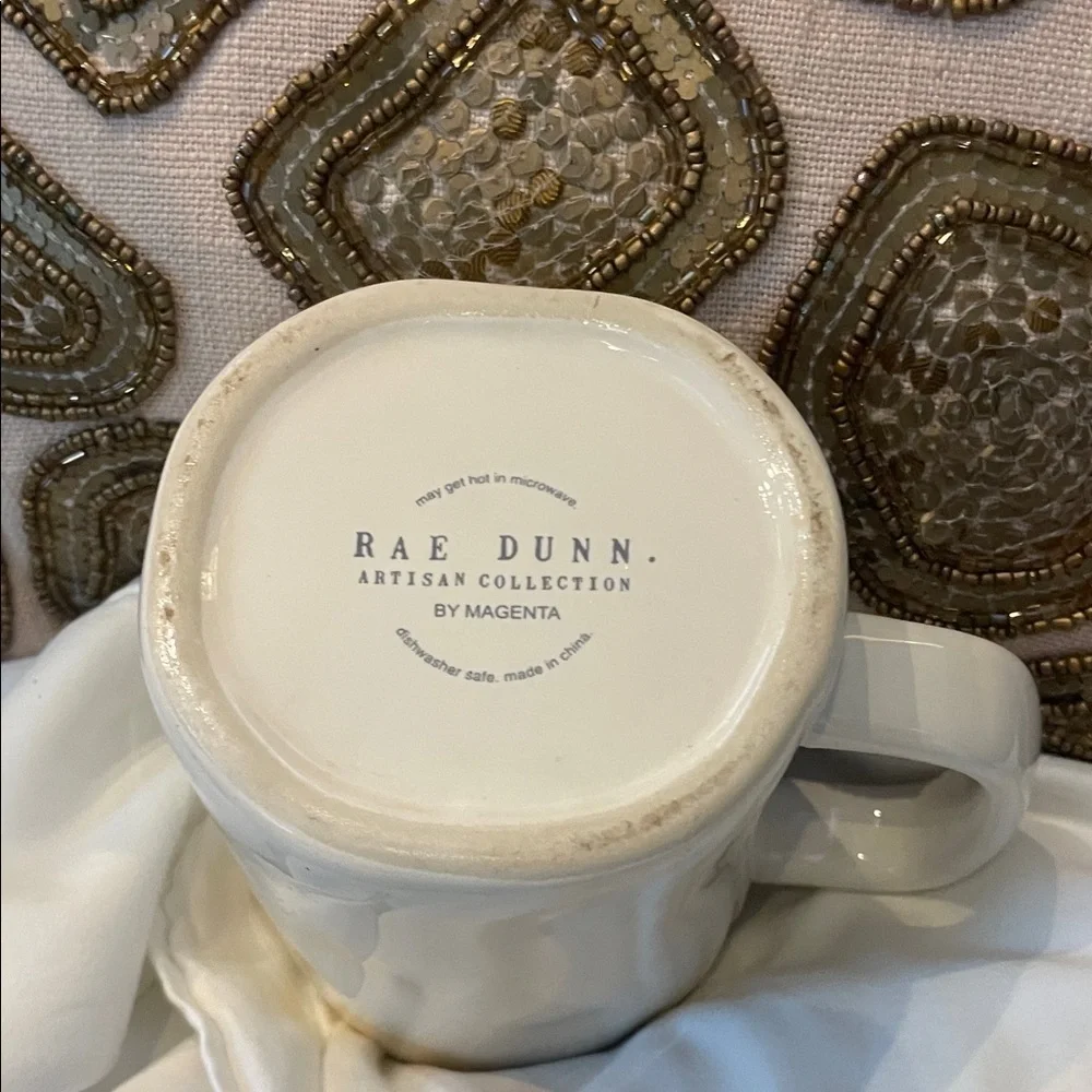 Rae Dunn Merry Mug - Cream